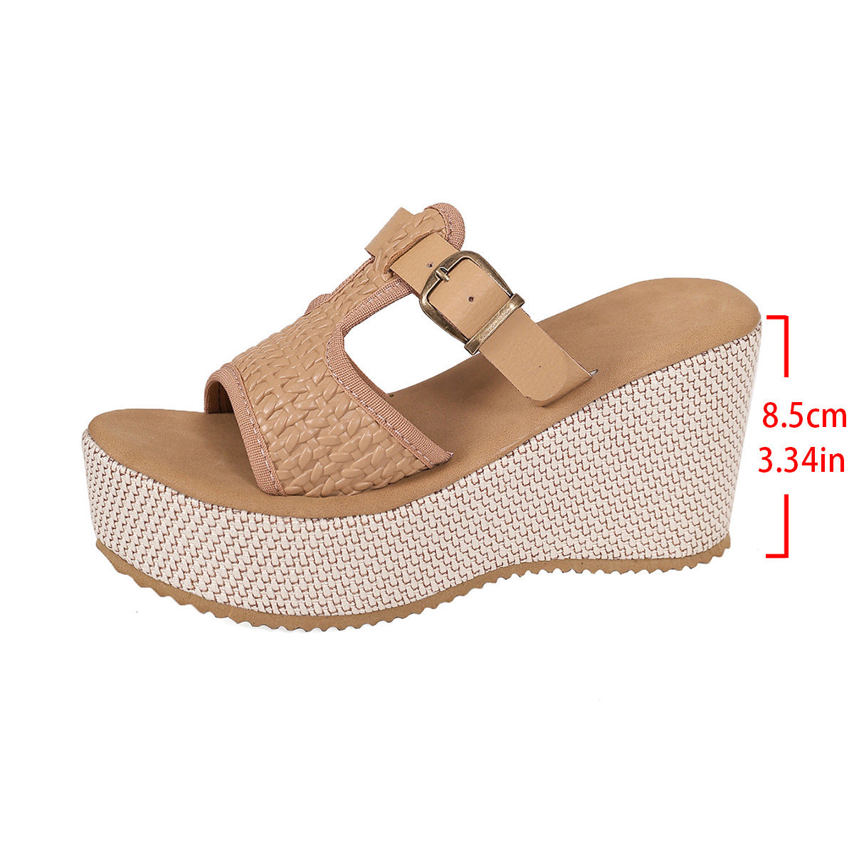Keilabsatz-Sandalen mit dicker Sohle