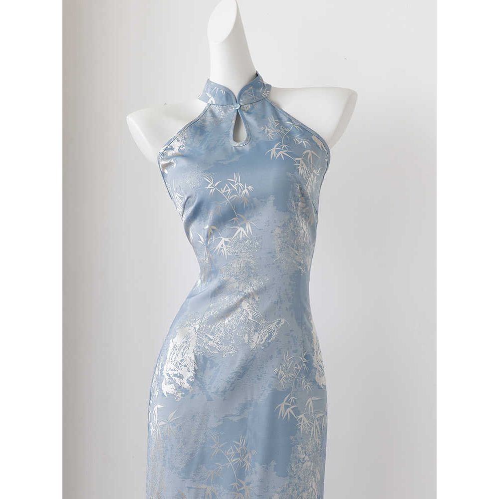 Sommerliches ärmelloses Kleid im New-Chinese-Stil – Bild 1 | LuxeStyle