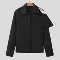 Herren Langarmshirt mit Rüschen und Off-Shoulder