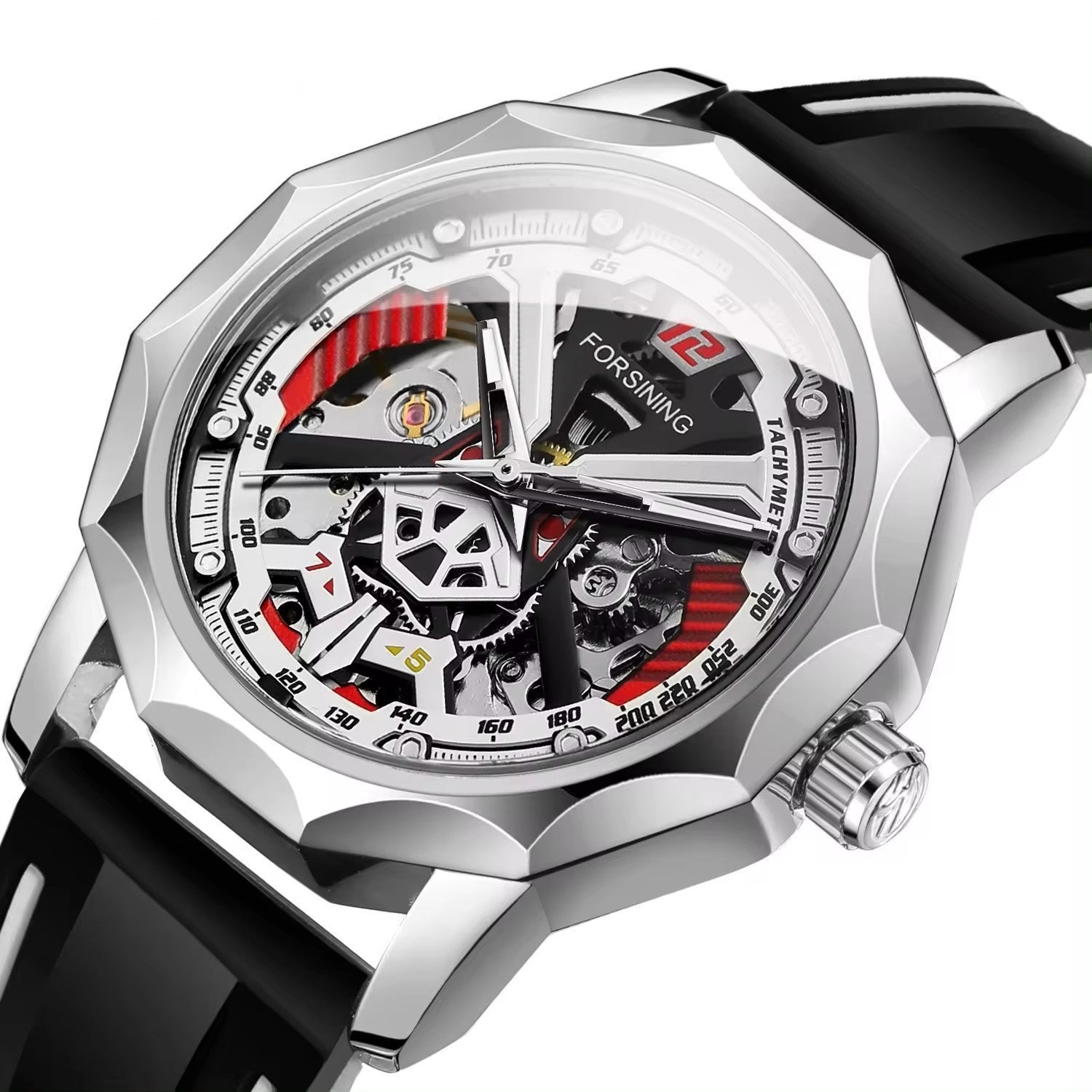 Casual Hohlkreuz-Wasserdichte Manuelle Mechanische Uhr