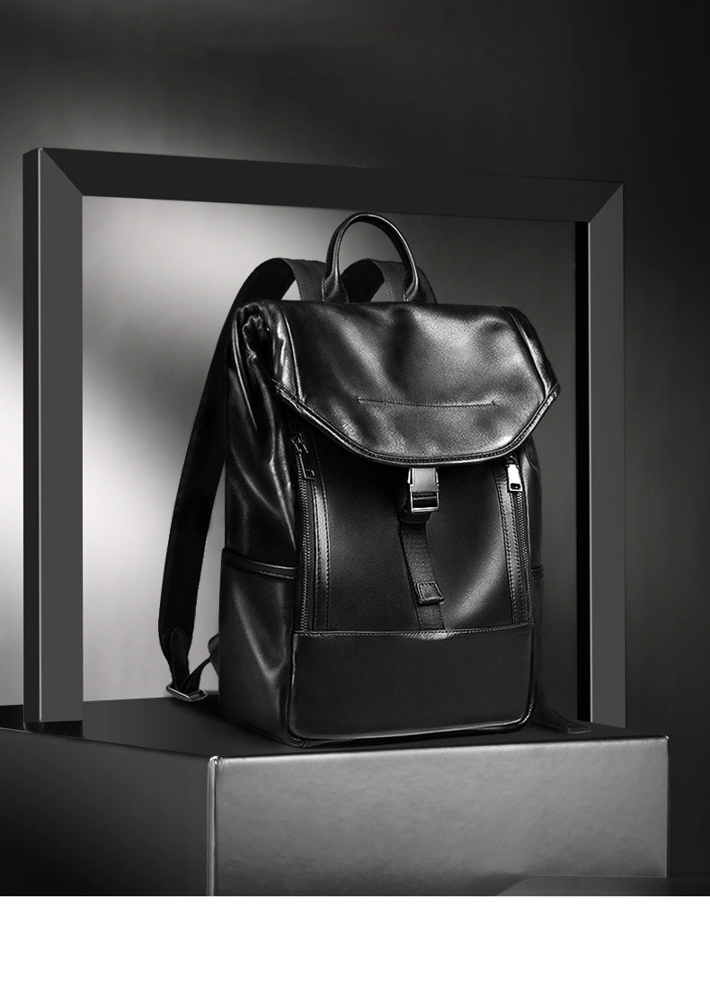 Rucksack aus Rindsleder mit grossem Fassungsvermögen – Bild 2 | LuxeStyle