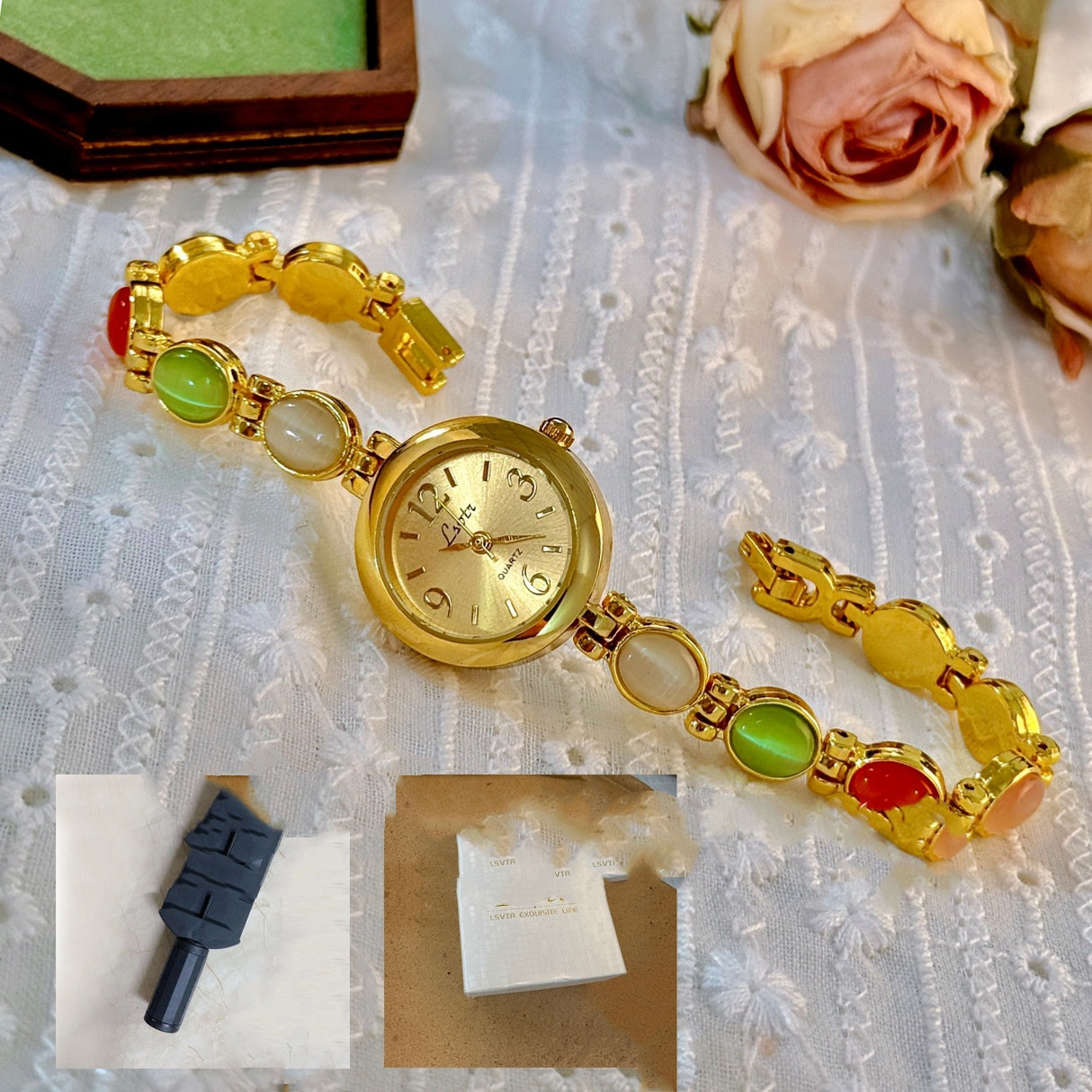 Mid-ancient Light Luxury Armbanduhr für Damen