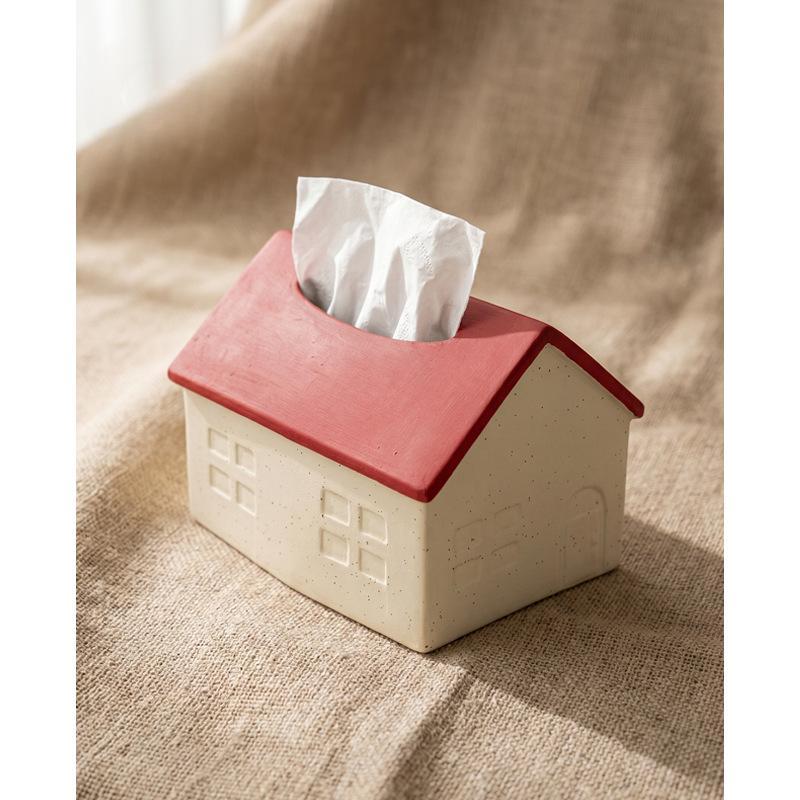 Dekorative Keramik-Box für Taschentücher
