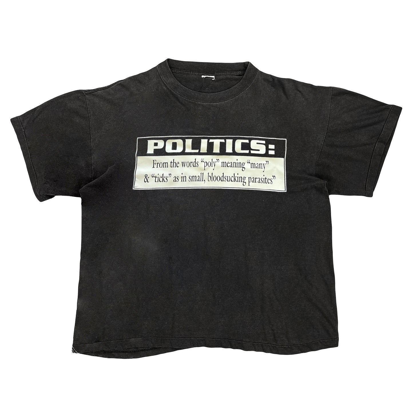 Ripped Kurzarm-Shirt mit Tattoo-Muster