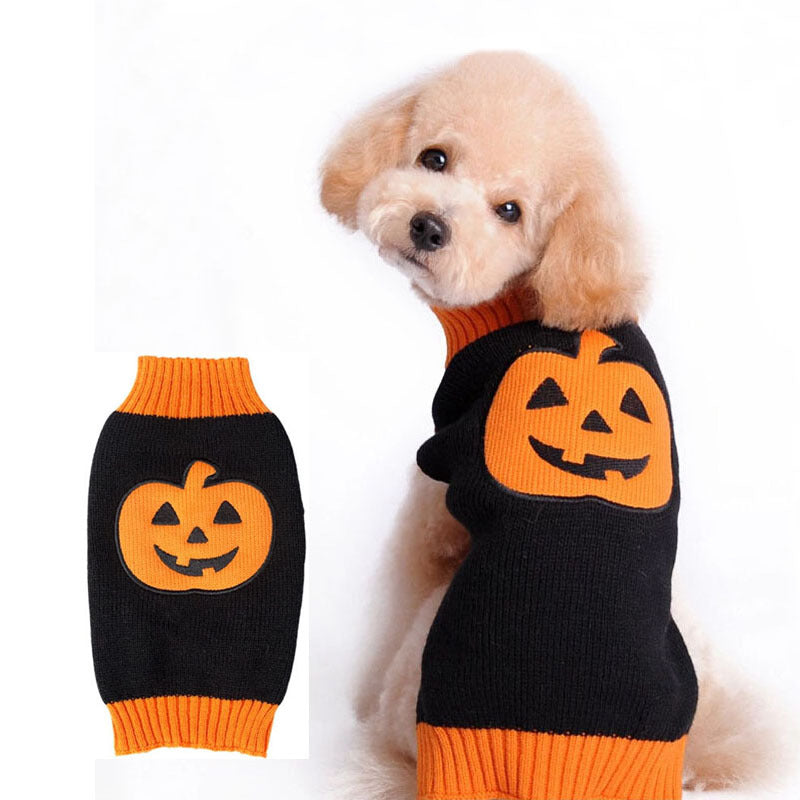 Halloween-Hundekuschelsweater in Kürbisform – Bild 5 | LuxeStyle