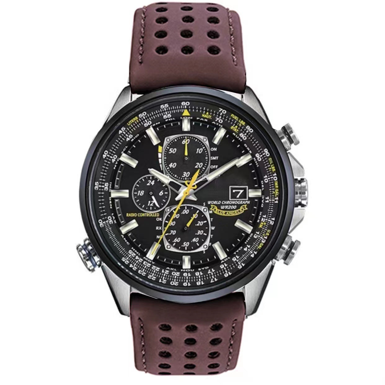 Herrenuhr Stahl Leder