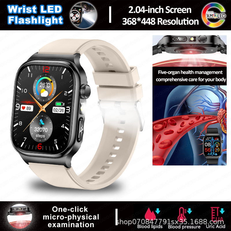 Smartwatch mit Bluetooth-Telefonie und Taschenlampe – Bild 18 | LuxeStyle