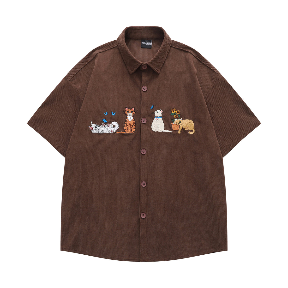 Loose Couple Shirt mit Stickerei | LuxeStyle