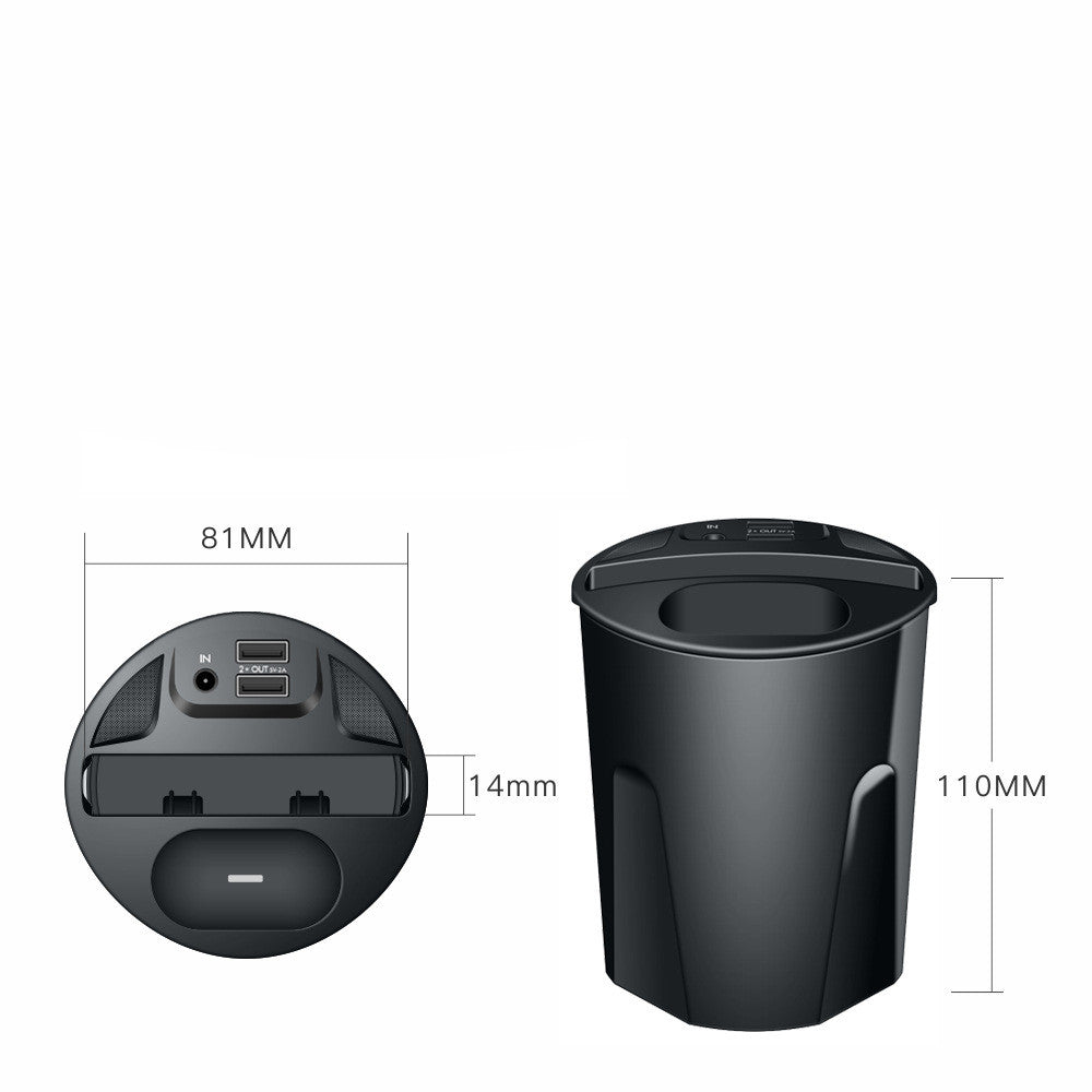 2-in-1 Kabelloses Auto-Lade-Dock