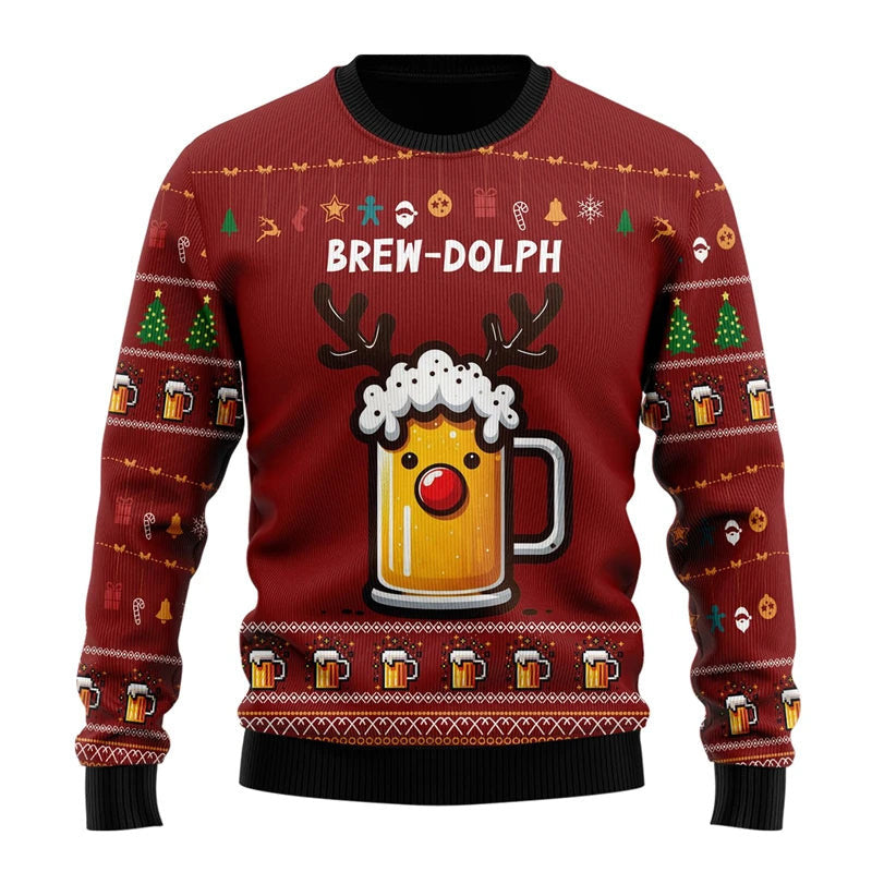 Modisches Crew-Neck Sweatshirt mit Print