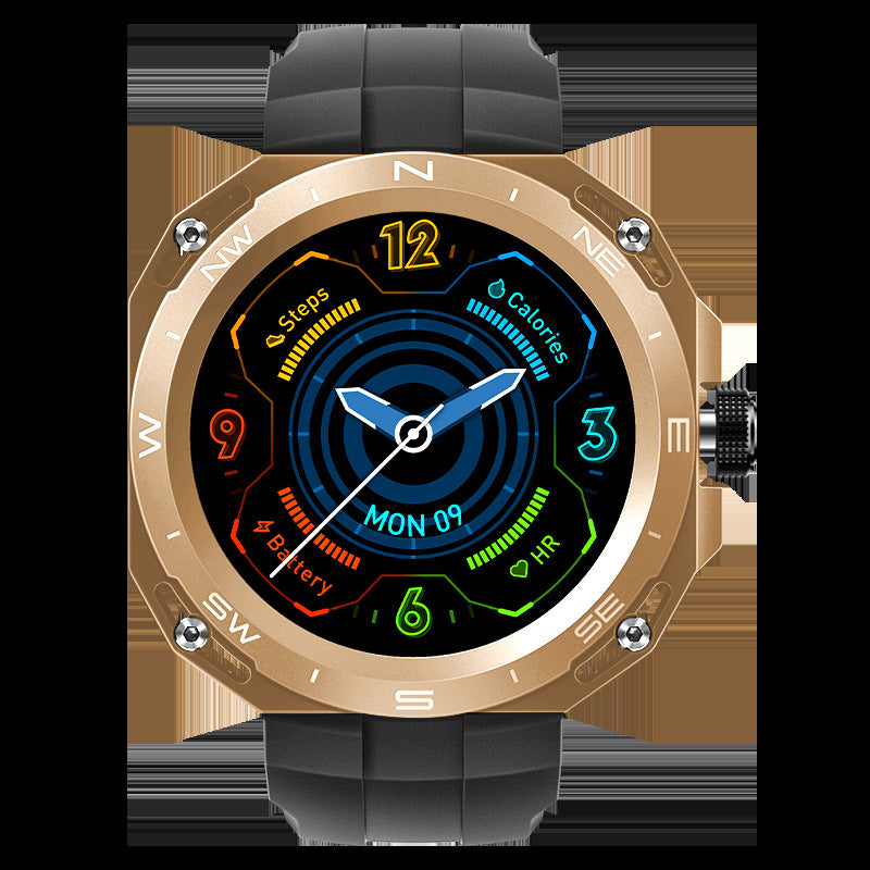 Smartwatch mit Anruf-, Herzfrequenz- & Blutsauerstoffmessung
