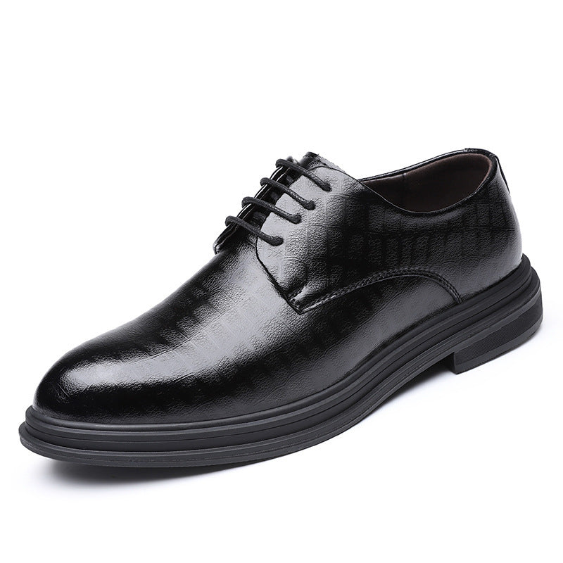 Business-Lederschuhe mit spitzer Zehe