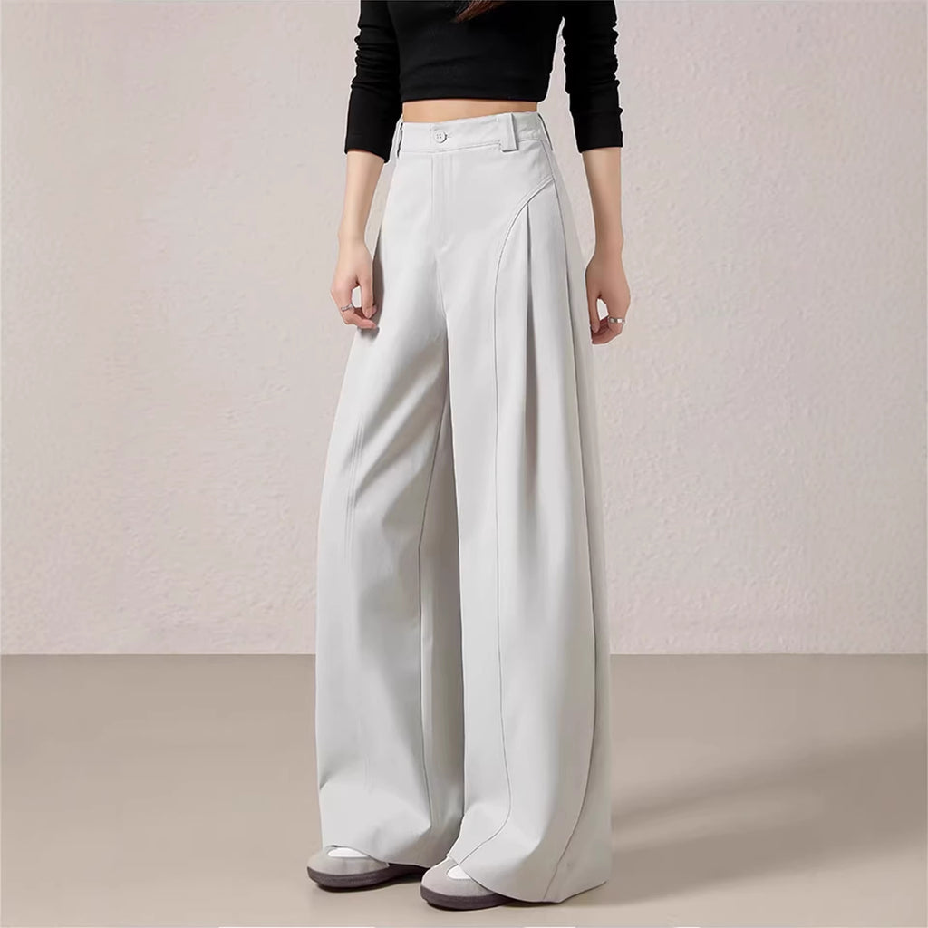 Weite Damenhosen mit Stretch