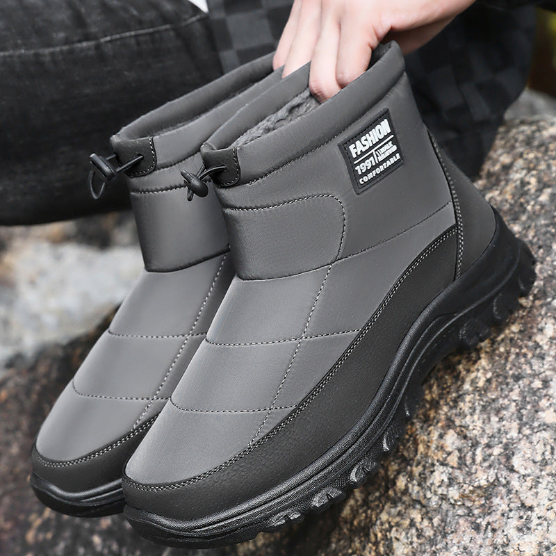 Herren High-Top Winterschuhe mit Samtfutter – Bild 7 | LuxeStyle