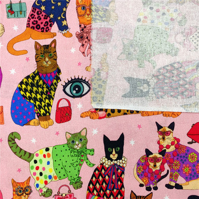 Katzen-Stoff für Patchwork und DIY – Bild 5 | LuxeStyle