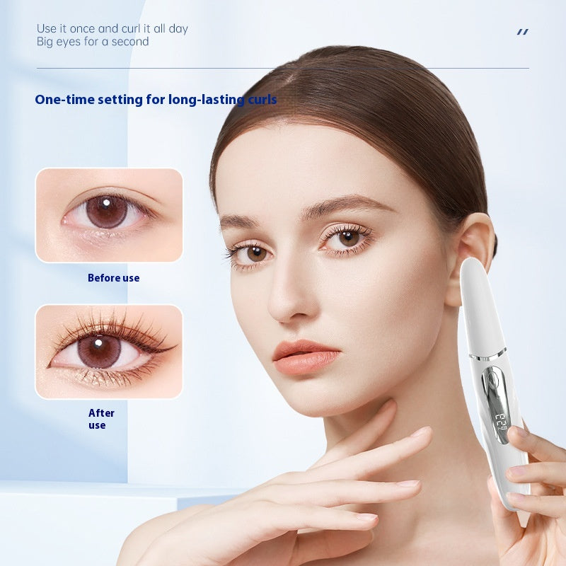 Elektrische Wimpernzange mit Digitalanzeige