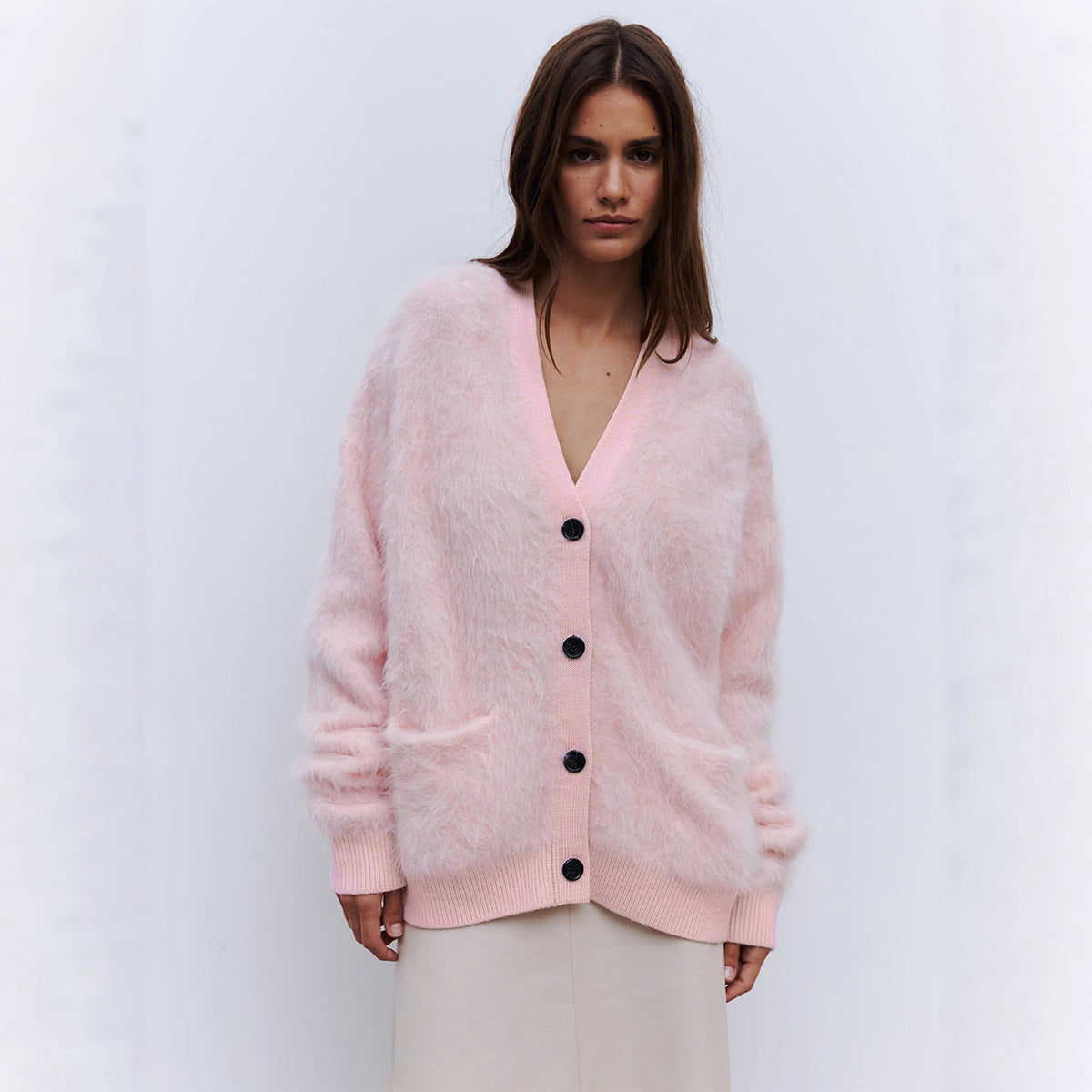 Strick-Cardigan im Relaxed Fit