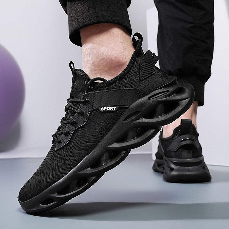 Sneaker mit Mesh-Obermaterial, flache Sohle – Bild 2 | LuxeStyle