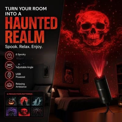 Projektor mit 30 Szenen – Weihnachten, Halloween, Galaxie – Bild 4 | LuxeStyle