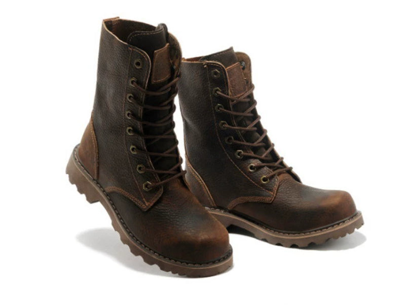 Martin Boots mit hohem Schaft und runder Zehenpartie