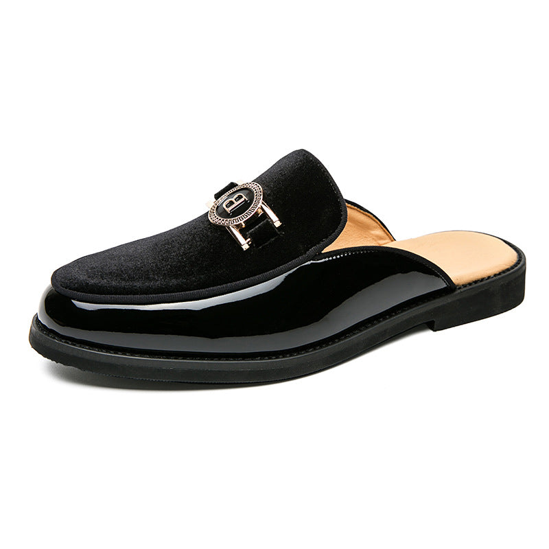 Lässiger Leder-Slipper für Herren