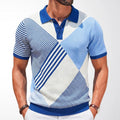 Color-Block Kurzarmshirt für Herren