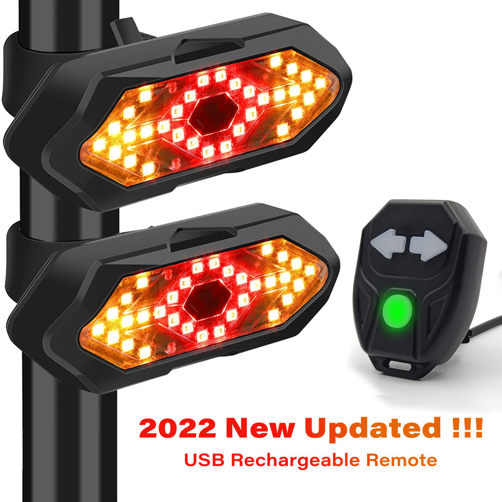 USB-Fahrradblinker mit Hupe