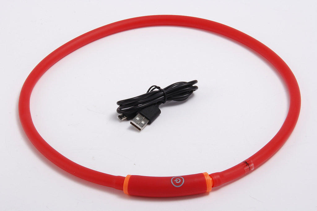 Wasserdichtes LED-Hundehalsband, rund – Bild 7 | LuxeStyle