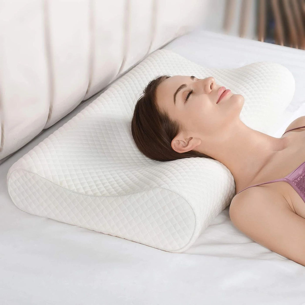 Nackenstützkissen mit Memory-Schaum – Bild 2 | LuxeStyle