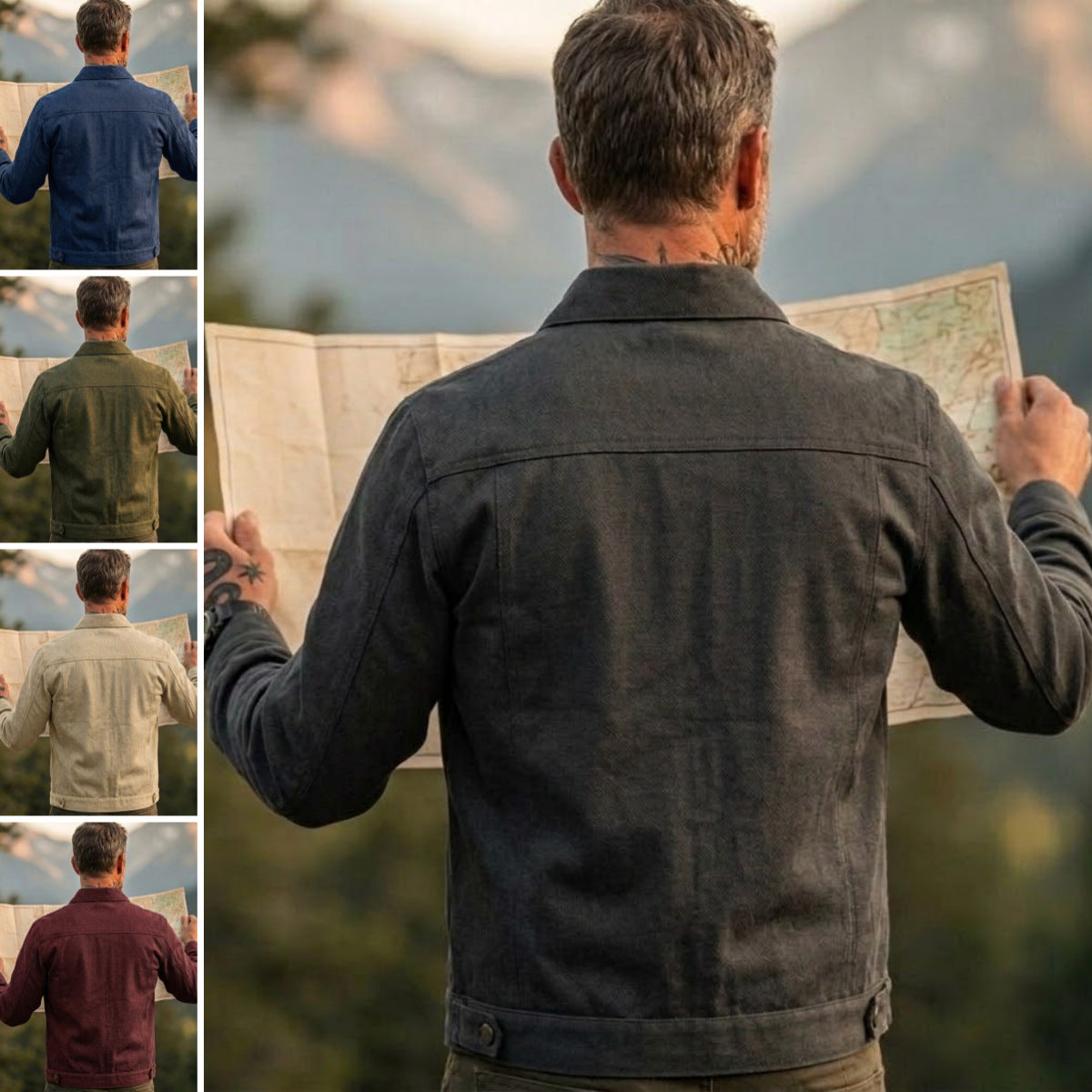Stylische Slim-Fit Freizeitjacke für Herren – Ansicht 7