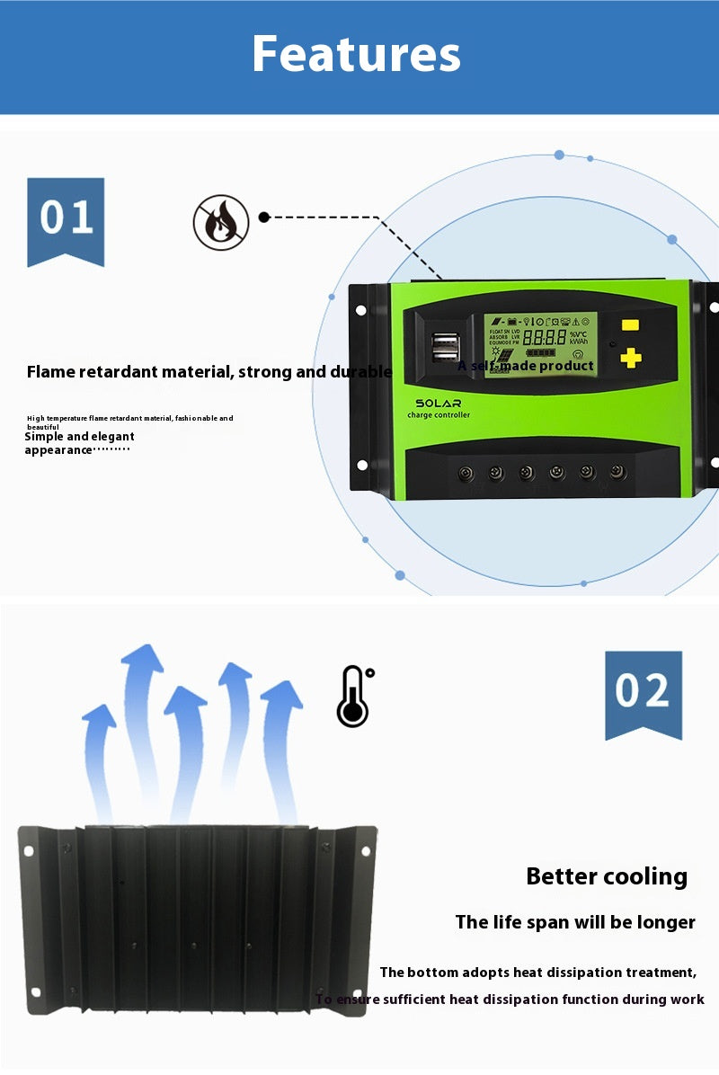 Solar Controller 12V/24V 50A/60A