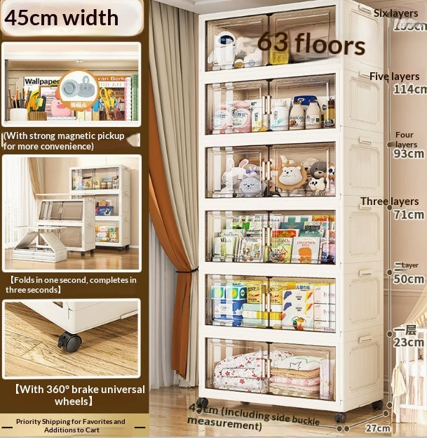 Mehrschichtiger Aufbewahrungs-Schrank