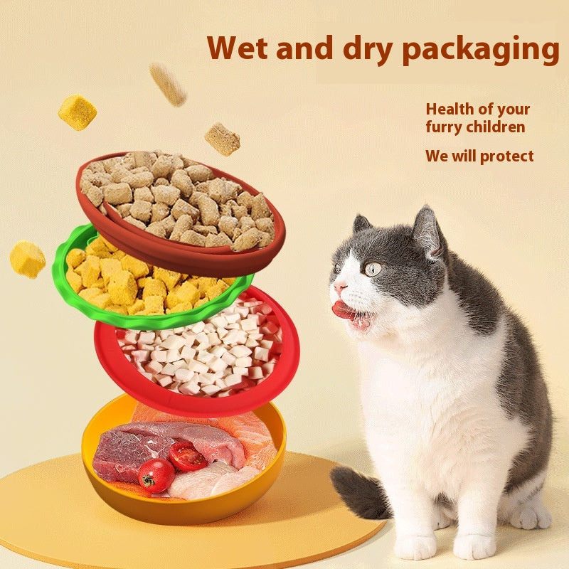 5-in-1 Hunde-Futterschale Anti-Choke Anti-Rutsch Langsam-Futterschale