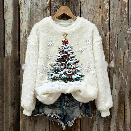 Hoodie mit Tiermotiven für Weihnachten