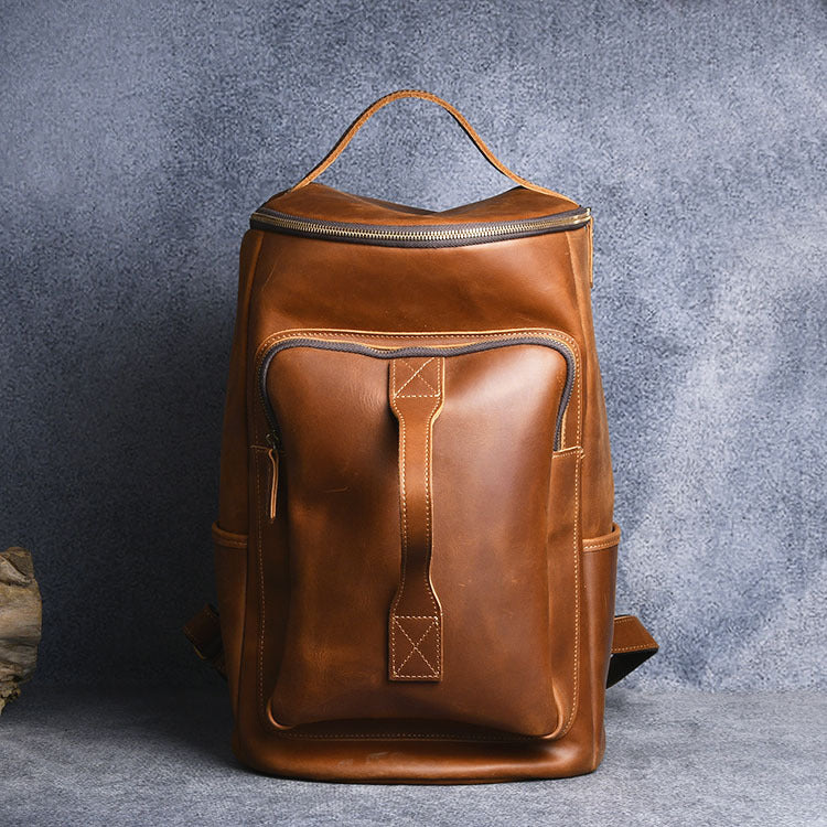 Vintage Crazy Horse Leder Rucksack