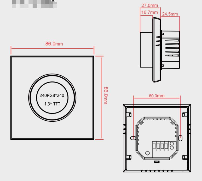 Digitaler Thermostat für Fussbodenheizung