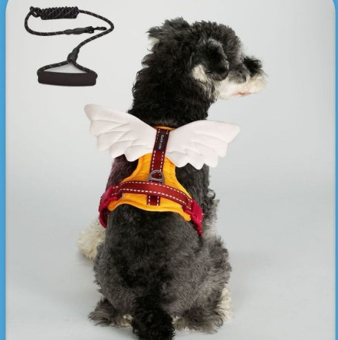 Hundegeschirr mit Engelsflügeln und Leine – Bild 9 | LuxeStyle