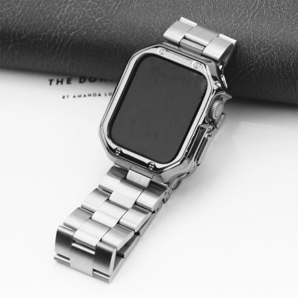 Stahlarmband mit TPU-Rahmen für Apple Watch – Bild 11 | LuxeStyle