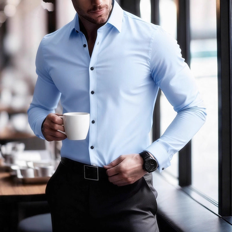 Business Hemd Slim Fit für Herren – Bild 8 | LuxeStyle