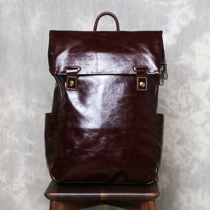 Echtes Leder Rucksack – 20 L, Anti-Diebstahl – Bild 6 | LuxeStyle