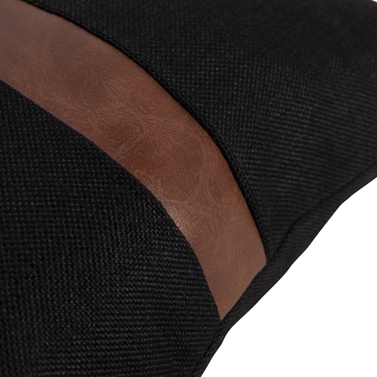 Nordisches Leinen-Leder Kissen (45x45cm) | LuxeStyle