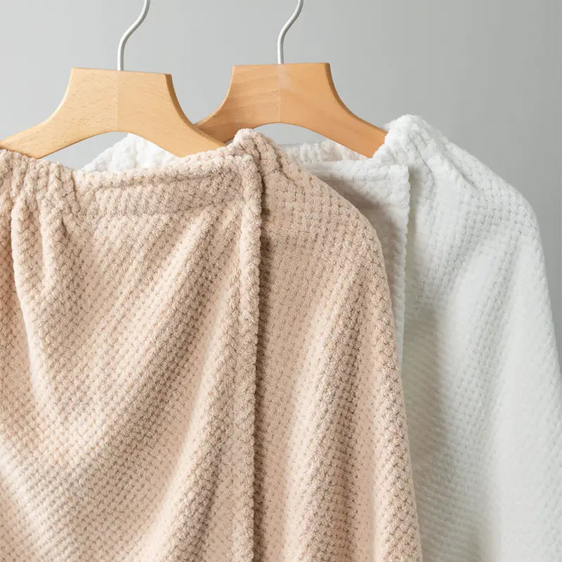 Korallfleece Badetuch für Damen