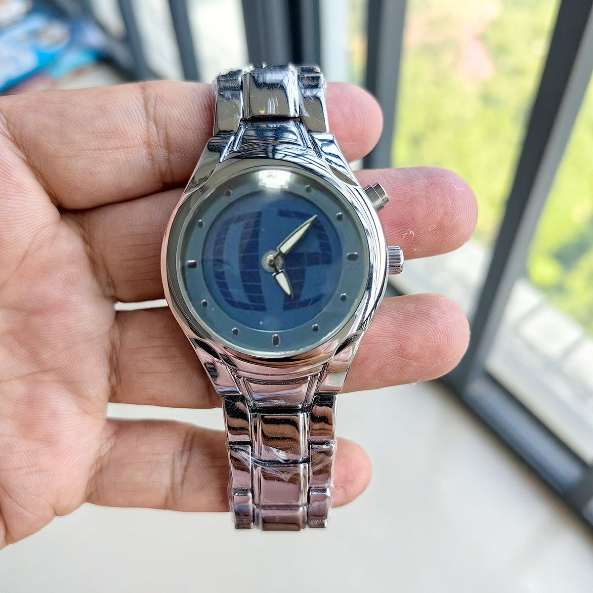Retro Fashion Herren Digital-Zeigeruhr