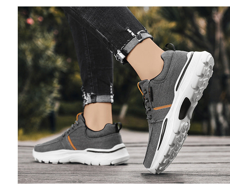 Canvas Schnür-Sneaker für Herren – Bild 6 | LuxeStyle