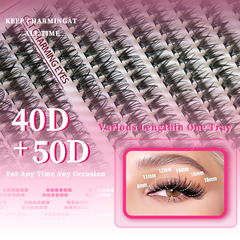 Farbenfrohes Wimpernbuch mit grossem Fassungsvermögen