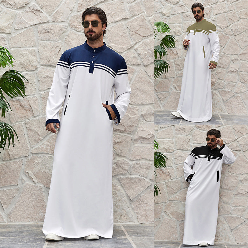 Preppy Hemd-Robe mit Farbkontrast – Bild 5 | LuxeStyle