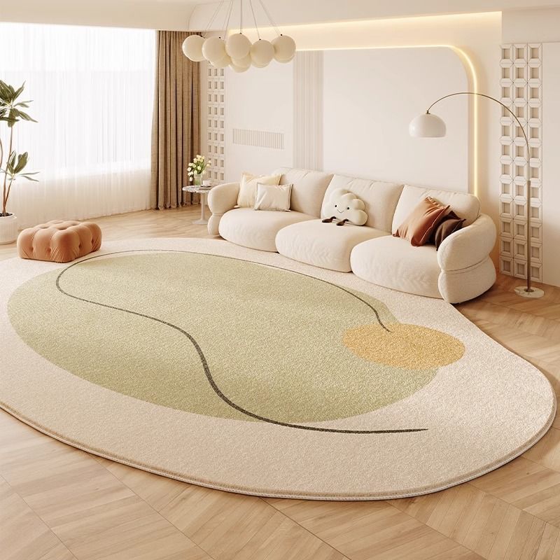 Geometrisches Creme‑Rug aus Polyester – Bild 8 | LuxeStyle