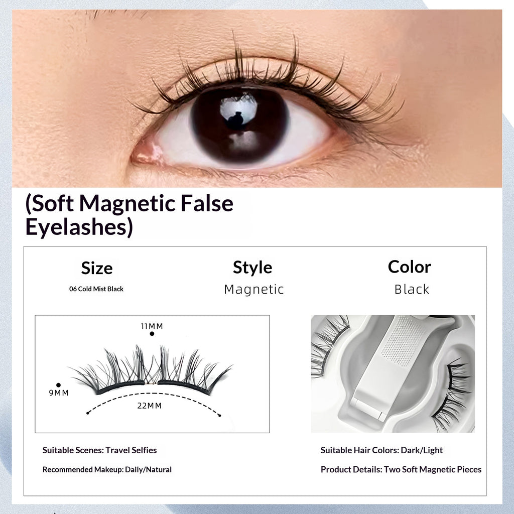 Weiche Magnet-Wimpern