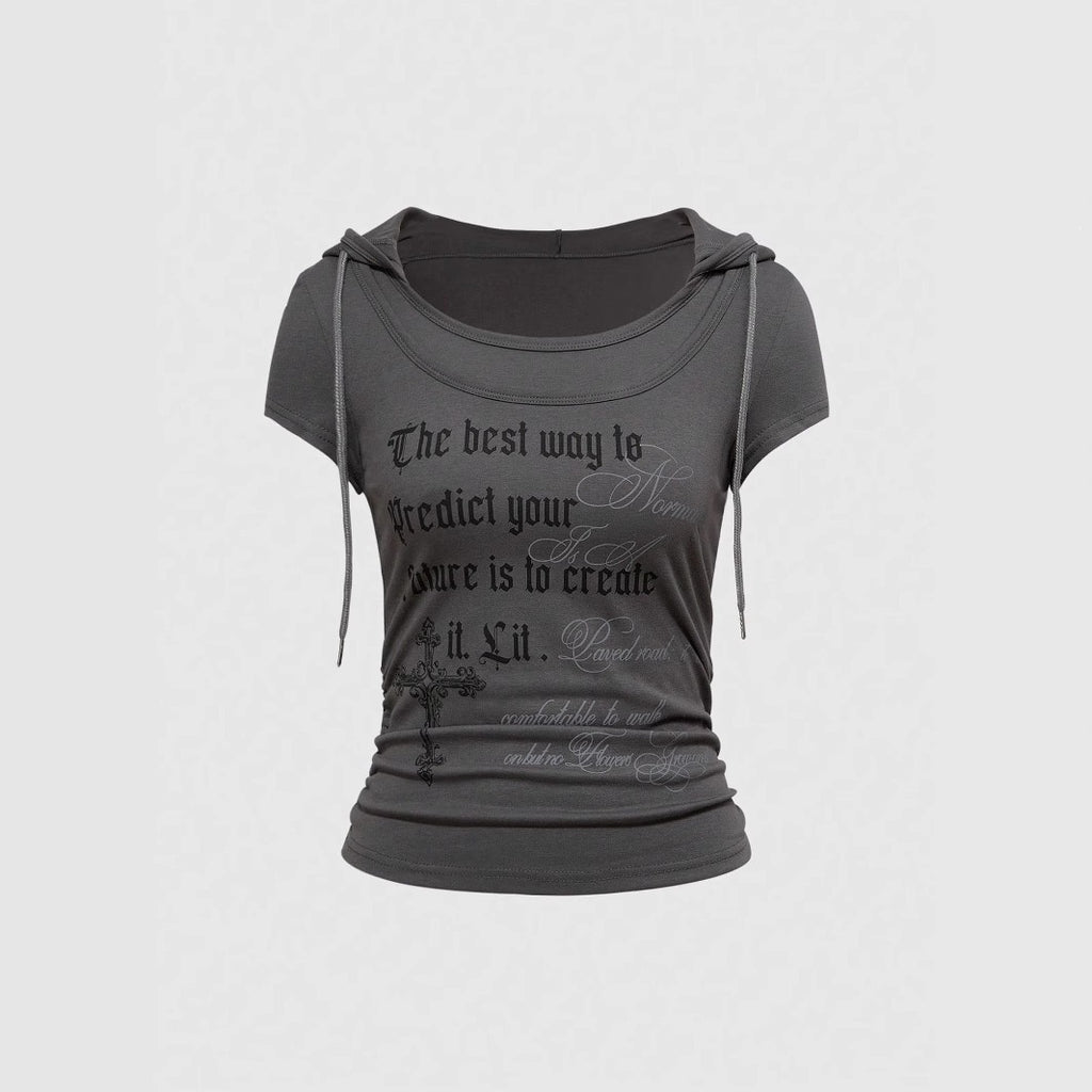 Casual Mock-Two-Piece T-Shirt mit Rundhals – Ansicht 7