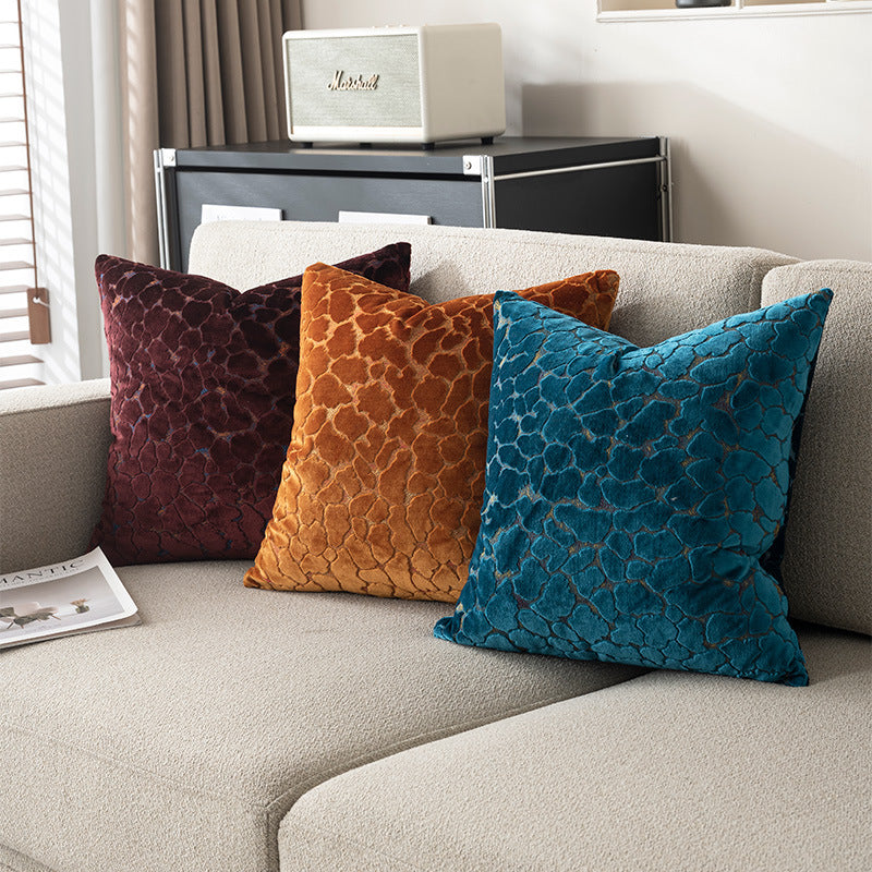 Kissenbezug bestickt, geometrisch | LuxeStyle